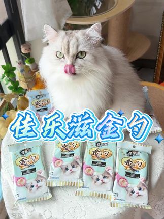 终于蹲到佳乐滋金勺新口味啦,9块9就有4小支,赶紧换号多薅点!#佳乐滋 #佳乐滋金勺 #金勺征服喵星人 #金勺 #猫零食