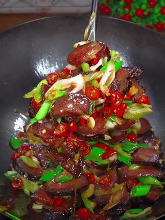 猪血丸子#地方特色美食