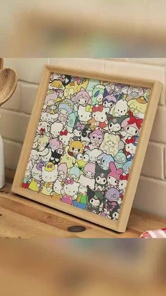 拼图推荐#手工diy #拼图 #益智玩具 #儿童绘画 #亲子互动 手绘DIY拼图可涂色解压拼图生日礼物氛围