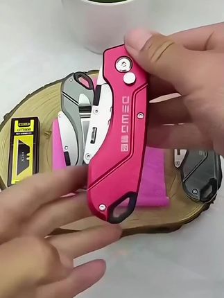 美工刀多用全钢加厚折叠刀电工刀电缆剥皮刀专用壁纸刀勾刀快递刀#电工刀#五金工具 #剥线刀 #勾刀