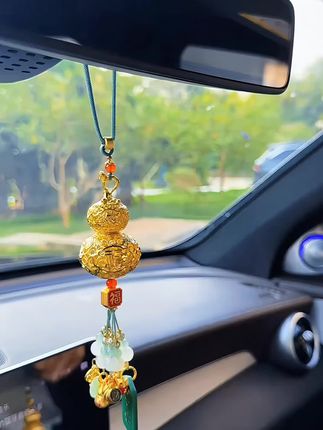 车里可以什么都不放,但这款百福葫芦挂件您一定要挂!#葫芦挂件 #纯铜挂件 #汽车挂件 #车载吊坠挂件 #汽车用品