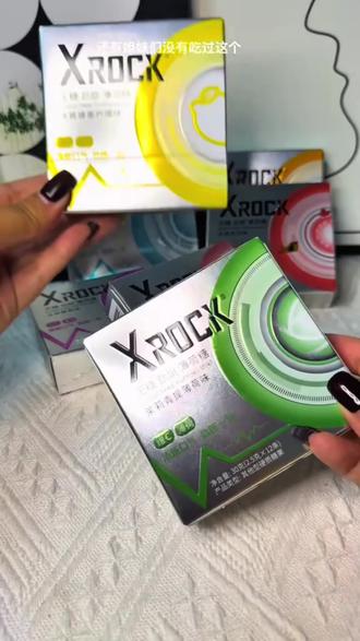 xrock无糖薄荷跳跳糖清新口气糖男女约会社交强劲接吻糖童趣糖果#跳跳糖 #无糖薄荷糖 #无糖薄荷糖清新口气#糖果