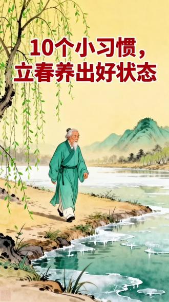 立春养出好状态 #养生健康