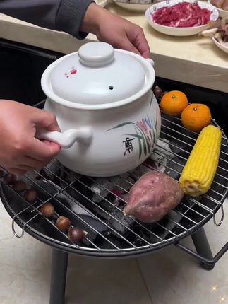 #烧烤炉具 #户外烧烤 #围炉煮茶 #家庭火锅 #露营