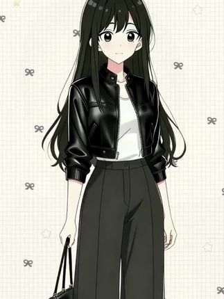 #皮衣搭配 衣服#时尚皮衣穿搭 #衣服穿搭