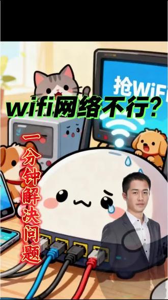 一分钟教你解决wifi网速不行 #wifi #提高网速的方法 #网速慢怎么解决
