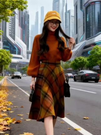 #创作灵感热门话题 #创作灵感上热门 #创作灵感小助手 #创作灵感热词计划 #创作灵感1. 复古套装省心搭;2. 毛衣软糯显质感;3. 半裙高腰显腿长;4. 整套显瘦藏肉;5. 秋冬气质拉满。A1生成。视频同款。