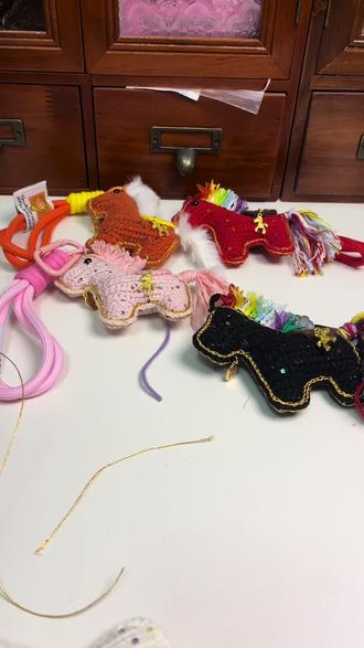 小马双面引拔教程#毛线钩织#钩织小物件 #小马钩织#钩织教程#爱生活爱钩织