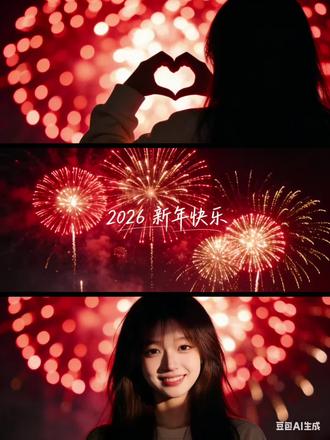 新年三宫格写真指令教程来了! #豆包ai #豆包P图已经nextlevel了 #新年 #三宫格 #写真