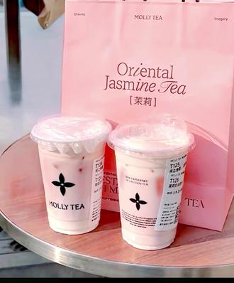 【茉莉奶白】--茉莉奶油芭乐:奶味香醇,果香四溢,一口清甜软润,香到心尖✨#饮品 #奶茶 #饮料推荐 #美食#心愿马上凌