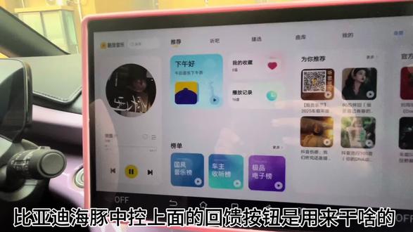 比亚迪海豚中控回馈按钮是干什么用的呢?一条视频告诉你……记得点赞收藏哟#比亚迪#比亚迪海豚车主
