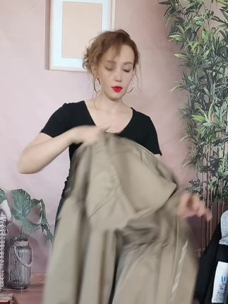 风衣#时尚穿搭 #面料透气舒适