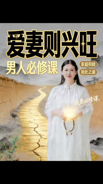 爱妻者,风生水起;亏妻者,百财不入。男人的态度,决定女人的状态。善待妻子,才是一个男人最大的福报。#国学智慧#婚姻情感#人性智慧