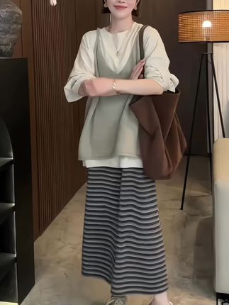 #孕期穿搭 #拿捏秋冬叠穿公式 #早秋贵气感穿搭 #韩系穿搭 #一个身体两个心跳