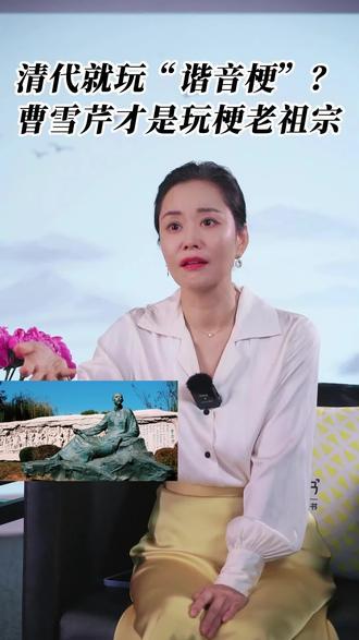 曹雪芹是玩“谐音梗”的老祖宗 #曹雪芹 #谐音梗