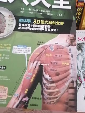 倪师推崇的一个版本 集3D透视立体解剖+彩色名称,标注,所见直观易懂,全彩加厚铜板纸,不要错过#针灸调理 #穴位学习 #经络穴位