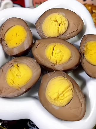 #五香卤蛋 12.9发20个!这个卤鸡蛋真的太好吃了!咸淡适中q弹有嚼劲,口感紧实还不噎人!老人小孩都爱吃~#卤蛋 #太好吃了 #强烈推荐 #好吃到爆