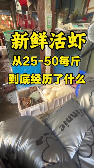 #生滚粥 #虾涨价了 #百亿流量补贴计划 #真实记录拍摄#赚人气 新鲜的活虾从一斤25涨到了50,它到底经历了什么?