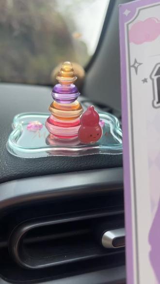 这才算是贴纸正确使用方法#萌物 #3D贴纸 #七彩玲珑塔