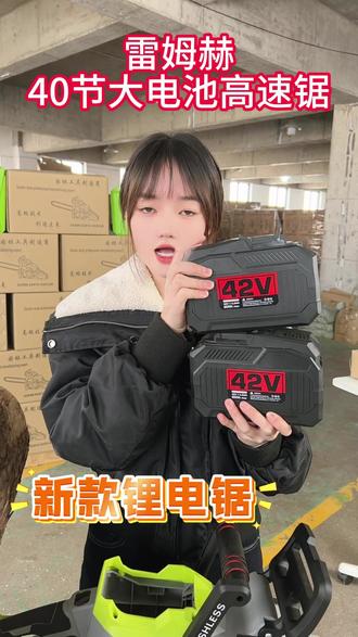 雷姆赫16寸40节高速锯 3800瓦纯铜无刷大电机 搭配40节大容量锂电池 轻松续航3小时#锂电锯 #伐木 #雷姆赫40节高速锯 #电锯 #电锯充电手提式家用