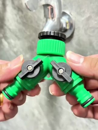 万能转接头分流器水龙头转换接头一分二接洗衣机龙头洗车水管快速#一分二水龙头 #强烈推荐 #好物推荐分享