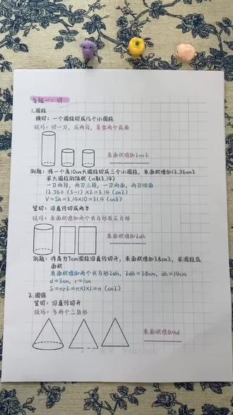 六下数学《圆柱和圆锥》六大题型+解题技巧🔥 #六年级#六下数学#圆柱圆锥#必考考点#寒假预习