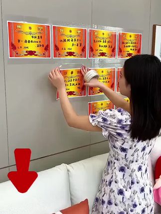 【新疆包邮】奖状收集册可挂墙展示男孩女孩荣誉证书收纳册学生