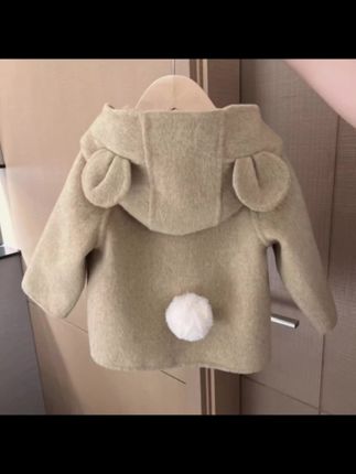 【可爱造型呢子大衣】婴儿童上衣服男童女宝宝春秋冬大衣K1女童 ZJ#简单时尚又百搭 #面料舒服柔软 #冬季必备 #无线回购的宝藏单品 #穿出高级感