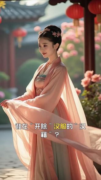 谁在“开除”汉服的“汉籍”?#热点 #古装国风 #古代文化 #国风