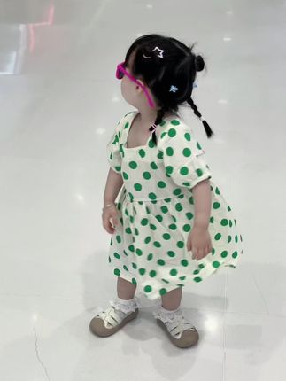 小孩子的世界就是这么单纯,又天真又可爱#高品质童装 #女宝穿搭 #萌娃博主穿搭 #骗你生女儿