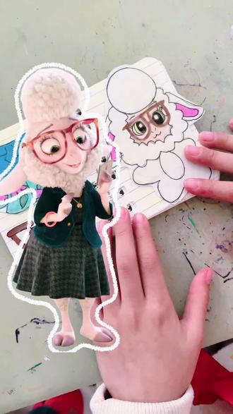 羊副市长换装 #疯狂动物城#手作diy #粉丝