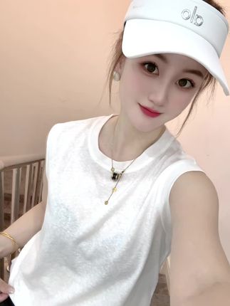 洋气百搭坎袖#无袖上衣夏季 #夏季穿搭清凉一夏 #休闲无袖上衣