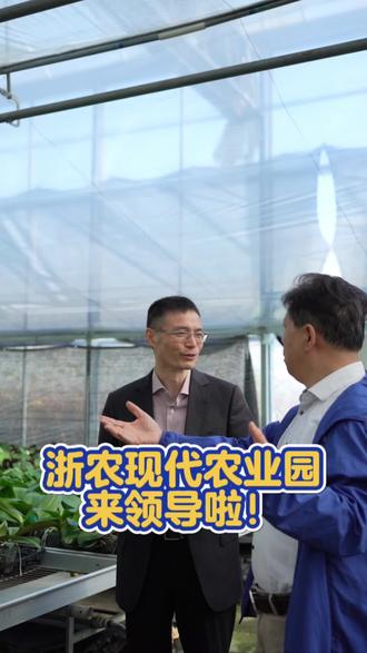 浙农现代农业产业园来领导啦!一起期待下改造后的华丽变身吧~#瓶窑#浙农#草莓采摘#蝴蝶兰#现代农业