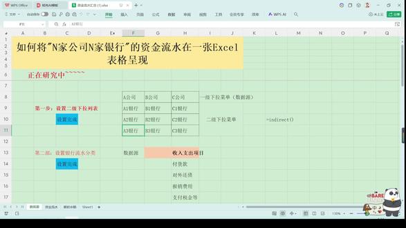 N家公司N家银行资金流水表在实际工作中如何应用1 (1)学习不是目的,用起来才是。
(2)好的模版必须具有可实用性,通过对网银中导出的银行流水稍加修整,直接复制到我们设置好的流水表当中,完美呈现我们需要的数据才是王道。#资金管理 #应用 #实用性 #财务