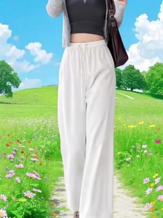 夏天不爱穿裙子的姐妹,这条冰丝凉凉裤闭眼入!垂坠阔腿版型,上身瞬间藏肉显瘦,腿粗胯宽全遮住,只剩利落裤型。关键冰丝面料自带凉感,透气不闷,舒服到像没穿,夏日刚需! #小个子显高显瘦穿搭 #解锁职场穿搭 #穿和穿搭是两回事#一周开车穿搭#穿搭显贵傻瓜公式@抖加🔥上热门🔥dou+🔥热点宝