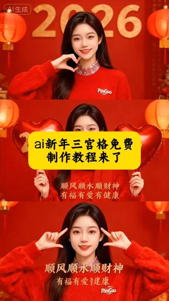 ai新年三宫格免费制作教程来了#豆包ai #豆包P图已经nextlevel了 ai新年三宫格写真教程来了 #ai新年三宫格写真 #ai新年三宫格 #ai抖音创作 ai新年写真照片生成免费入口AI新年写真照教程 ai新年写真换脸 ai新年写真国风 ai新年写真男生 ai新年写真怎么制作 ai新年写真三个人ai新年红写真ai新年写真风格ai生成新年写真ai新年照修图ai新年三宫格模板ai新年模板制作ai新年字体设计ai新年一键生成ai新年模板写真ai新年拍同款ai新年三口ai新年三人组ai新年素材ai新年三宫格制作教程新年三宫格分割图ai银杏三宫格 ai中式婚服三宫格ai新年主题2026ai新年视频抖音ai新年写真入口ai新年写真单人用新年写真ai特效ai新年写真特效入口新年三人写真三宫格新春三宫格创意写真兔年三宫格新年照新年全家福三宫格 年味三宫格写真模板 新年九宫格简化三宫格新春三人同框三宫格顺丰顺水顺财神 有福有爱有健康Ai新年三宫格写真教程来ai新年模板了,制作ai新年三宫格模板ai新年照片特效新年三宫格照片ai新年主题2026ai新年烟花三宫格Al新年三宫格写真教程 ai新年三宫格写真ai新年三宫格制作教程 ai新年三宫格写真教程 ai新年三宫格特效 ai新年三宫格 ai新年三宫格模板ai新年三宫格写真 ai新年三宫格设计 2026年最火的三宫格图片 2026新年写真ai 新年三宫格教程