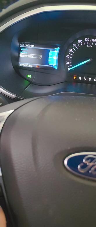 福特锐界更换电池仪表出现英文,更改#福特锐界 #今天的方向盘格外烫手 #仪表盘 #汽车保养与维修 #国产车