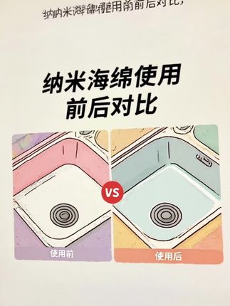 #纳米魔力海绵擦 #海绵擦块洗碗神器 #小东西大用处