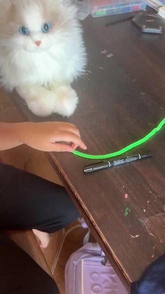 扭扭棒小蛇蛇制作教程#扭扭棒 #手工 #孩子