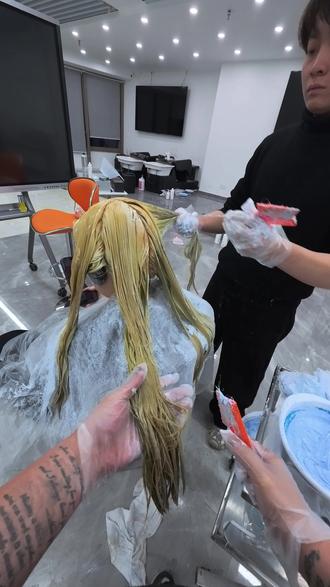 极速蓝到底怎么改#漂发 #改色