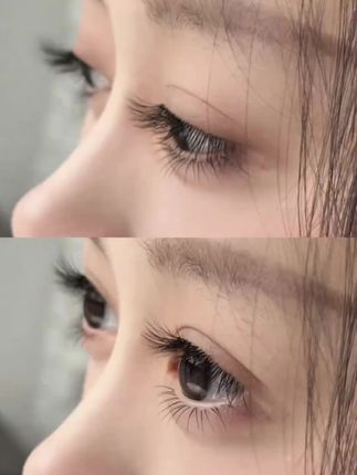 这才是真正的婴儿直睫毛,带点小弧度才更自然! #妆容分享 #假睫毛 #婴儿直睫毛
