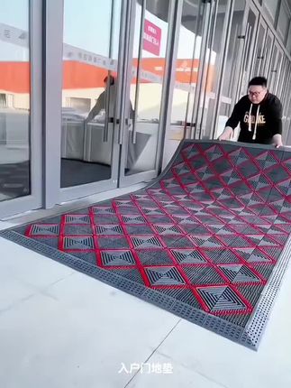 商用家用防滑地垫户外拼接除尘进门入户门门口入户门垫脚垫地垫#入户门地垫#防滑地垫