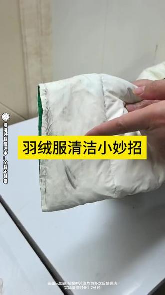 干洗干刷,1分钟轻松刷好羽绒服,不用打湿,刷完就能穿的羽绒服神器,很方便#清洁剂 #泡泡清洁剂 #立白小白白 #羽绒服清洁剂 #免水洗
