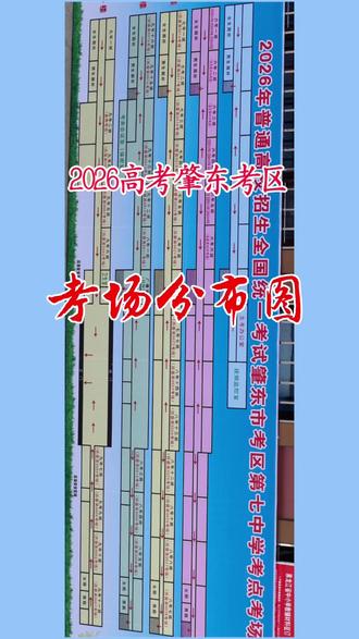 肇东高考考场分布图来了 #高考 #考场 #高考加油 #现场实拍