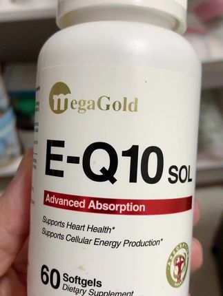 MegaGold高纯度水溶性辅酶q10 60粒