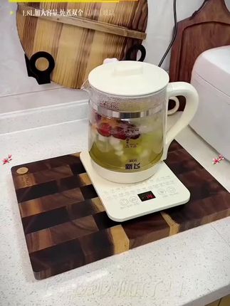 Frestec/新飞加厚高硼硅玻璃大容量养生壶316发热盘多功能烧水壶#养生壶 #茶壶 #烧水壶 #居家好物 #多功能烧水壶