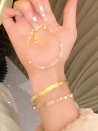 抓一把💰袋子✨闪闪发光💗💫 #首饰就要blingbling #时尚饰品#手链