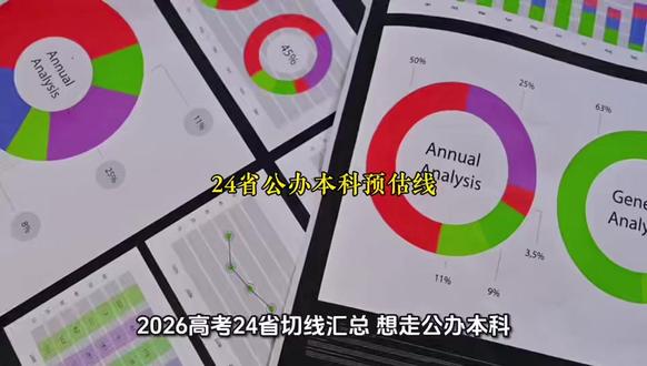 2026高考24省切线汇总:想走公办本科,分数得卡在哪一段? #高考 @DOU+小助手