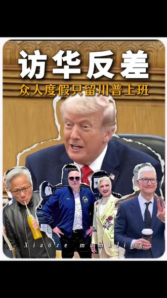 全员逛吃,只剩川普孤单返程#黄仁勋 #福克斯 #北京旅游 #搞笑