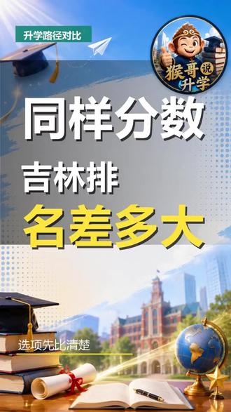 同样分数,吉林排名差多大? 各位家长,你有没有想过?同样一个分数,在不同的省份,排名差距有多大?今天咱们就来扒一扒。先看数据:假设你孩子考了500分。在山东,可能排在全省5万名以后。但在吉林呢?同样的500分,排位能进前三万名。这差距,是不是很惊人?为什么会这样?因为各省考生人数不同。录取名额也不同。那么,怎么判断你家孩子适不适合来吉林?第一,看孩子的实际分数。第二,看你们的户籍条件。第三,看孩子是否愿意来吉林读书。先别急着做决定。发给我你们所在的城市,和孩子目前的分数。我帮你分析一下,哪条路径最适合你。 #异地高考 #吉林 #排名对比 #升学规划 #猴哥